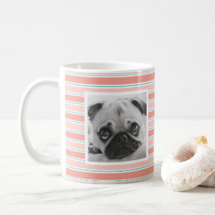 Caneca De Café Mug de Fotografias Personalizadas de Padrão Strip