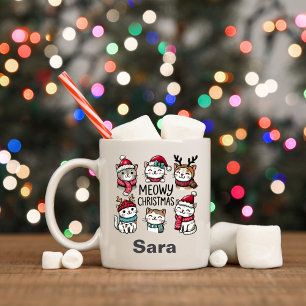 Caneca De Café Mug De Gato De Lover Personalizado Para O Feliz Na