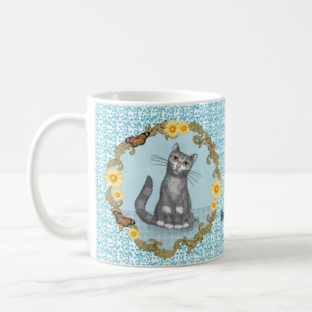 Caneca De Café Mug de gato e rato (Esquerda)