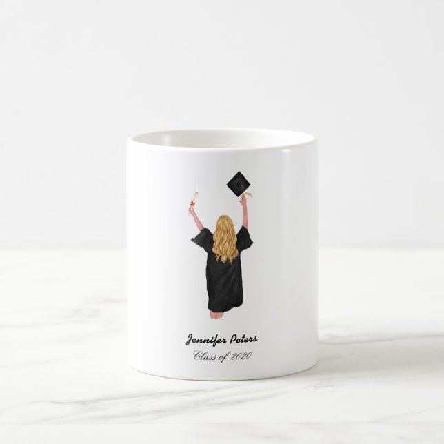 Caneca De Café Mug de Graduação Personalizada - Classe de 2020 (Centro)