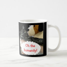 Caneca De Café Mug de humanidade de gatos relaxados por RoseWrite