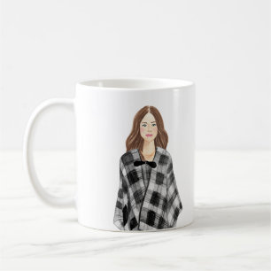Caneca De Café Mug de imagem personalizada de aquarela