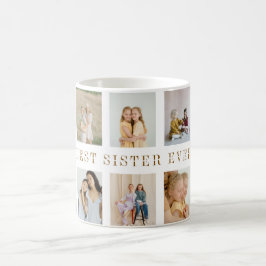 Caneca De Café Mug de Irmãs Personalizadas | Fotos personalizadas