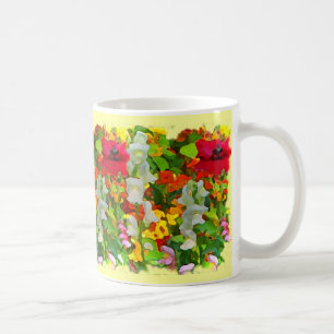 Caneca De Café Mug de Jardim de Flor Colorida