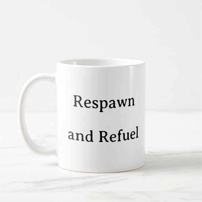 Caneca De Café Mug de jogos - Respeite e Refel (Esquerda)
