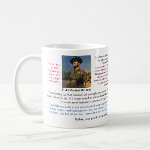 Caneca De Café Mug de Liderança Quotável Bill Slim