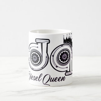 Caneca De Café Mug de logotipo da Rainha Diesel