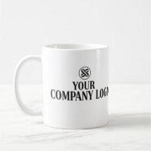 Mug de logotipo de empresa personalizado