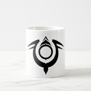 Caneca De Café Mug de logotipo de Marca do Dragão Tribal