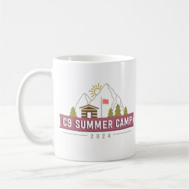 Caneca De Café Mug de logotipo do Campo de Verão C9 de 2024