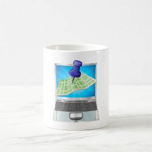 Caneca De Café Mug de mapa online