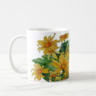 Caneca De Café Mug de margarida amarela