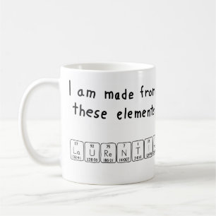 Caneca De Café Mug de mesa periódica Laurentine