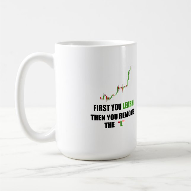 Caneca De Café Mug de Mindset do Forex Trader (Esquerda)