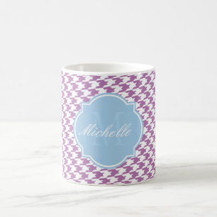 Caneca De Café Mug de Monograma de Orquídea Radiante