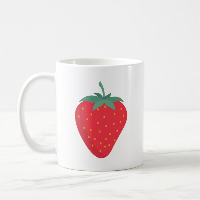 Caneca De Café Mug de Morango Bonito (Esquerda)