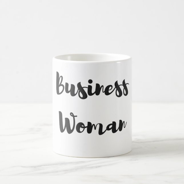 Caneca De Café Mug de mulher de negócios (Centro)