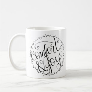 Caneca De Café Mug de Natal de Conforto e Alegria