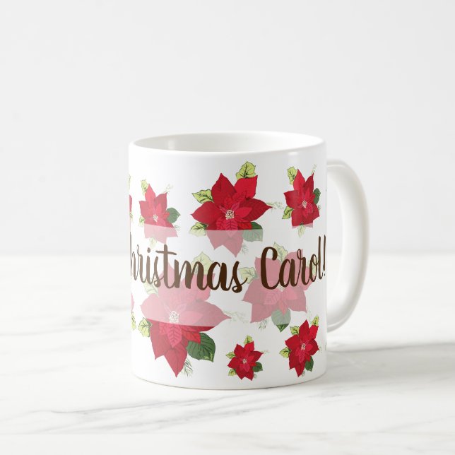 Caneca De Café Mug de Natal Personalizado (Frente Esquerda)