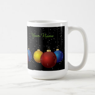 Caneca De Café Mug de Natal Personalizado, Presente, Agulha