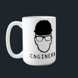 Caneca De Café Mug de nerd de engenharia do motor<br><div class="desc">Mostre orgulhosamente que você é um nerd e um engenheiro. Os nerd de engenharia são o melhor tipo de nerd!</div>