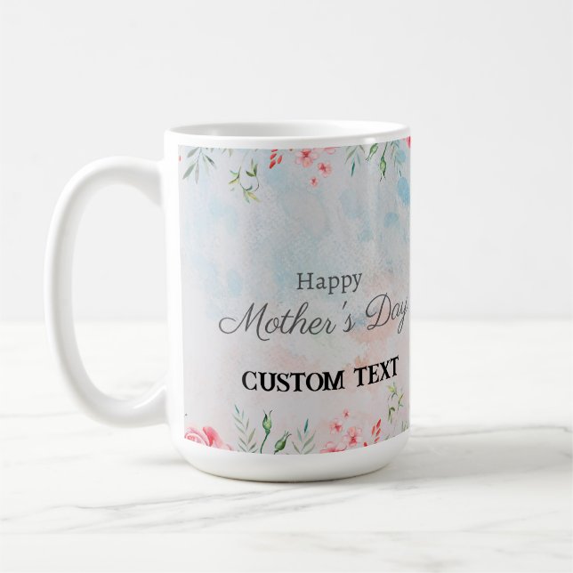 CANECA DE CAFÉ MUG DE NOME DE DIA DE AS MÃES PERSONALIZADO (Esquerda)