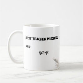 Caneca De Café Mug de Nome Personalizado - Voltar ao Presente Esc