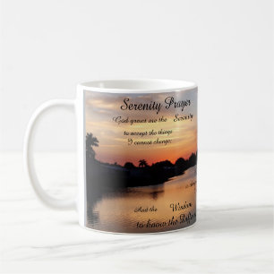 CANECA DE CAFÉ MUG DE ORAÇÃO DE SERENIDADE