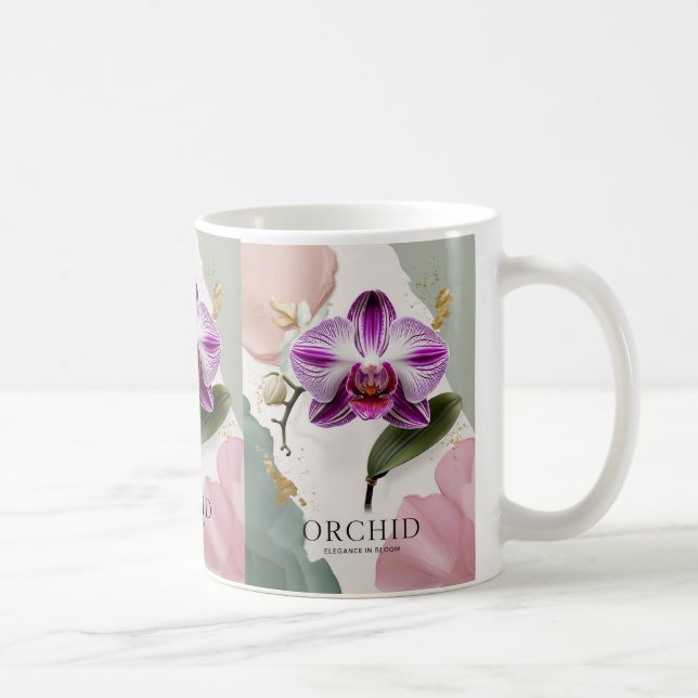 Caneca De Café Mug de Orquídea Urbana (Direita)