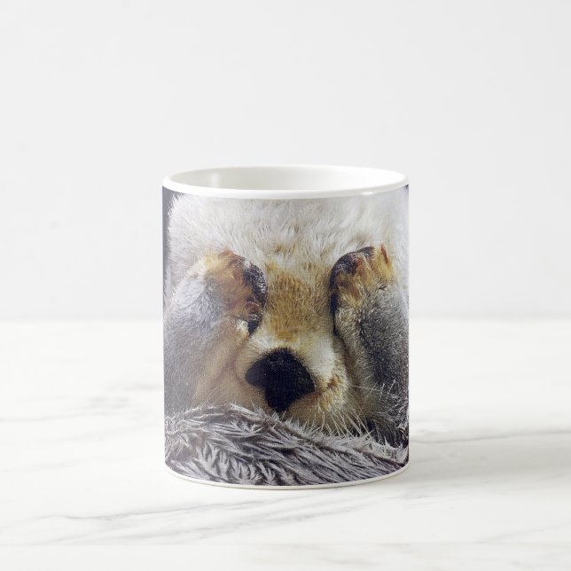 CANECA DE CAFÉ MUG DE OTTER COMICAL PEEK-A-BOO (Centro)
