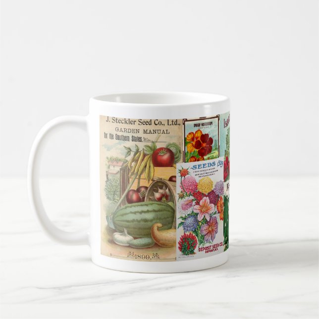 Caneca De Café Mug de Pacotes de Sementes (Esquerda)