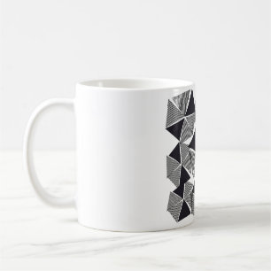Caneca De Café Mug de padrão ao quadrado