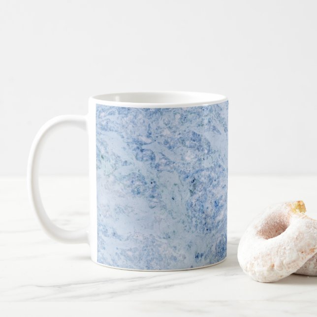 Caneca De Café Mug de Padrão de Pedra Natural (Com Donut)