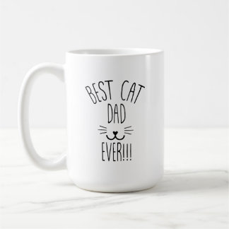 Caneca De Café Mug de Pai de Gato Personalizado, Presente de Gato