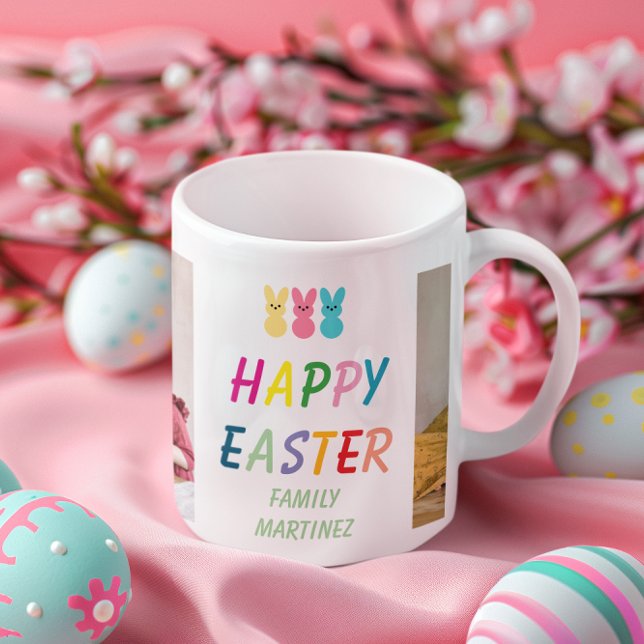 Caneca De Café Mug de Páscoa Personalizado com Fotografia e Texto (Criador carregado)