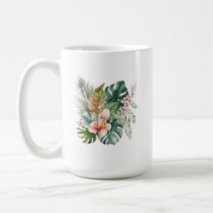 Caneca De Café Mug de planta tropical