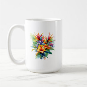 Caneca De Café Mug de planta tropical