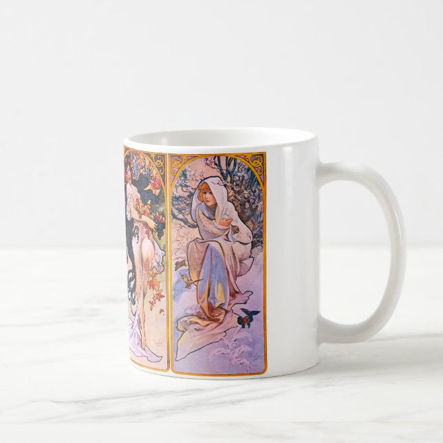 Caneca De Café Mug de Quatro Temporada (Direita)
