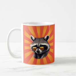 Caneca De Café Mug de Raccoon Retroativo