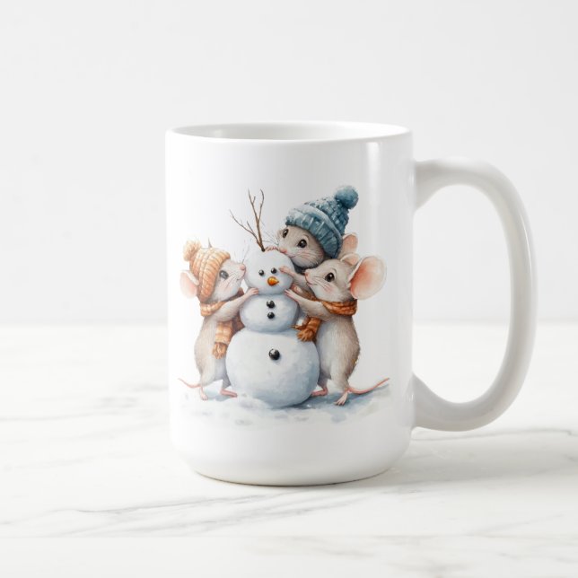 Caneca De Café Mug de Rato de inverno (Direita)