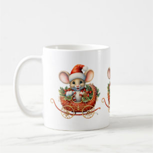Caneca De Café Mug de rato de Natal bonito