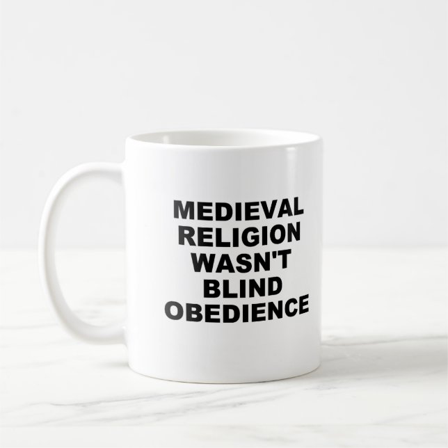 Caneca De Café Mug de Religião Medieval (Esquerda)