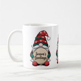 Caneca De Café Mug de Saudações da Estação Gnomo de Natal