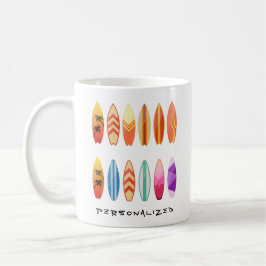 Caneca De Café Mug de surf boards personalizadas