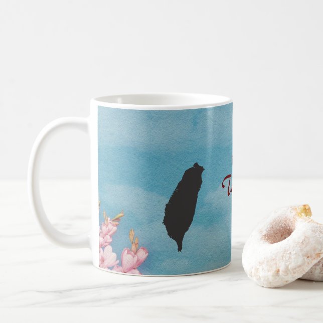 Caneca De Café Mug de Taiwan (Com Donut)