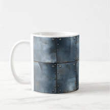 Mug de textura metálica moderna
