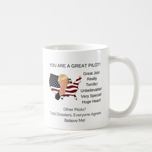 CANECA DE CAFÉ MUG DE TRUMP PERSONALIZADO (Direita)