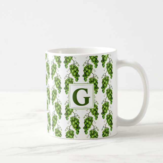 Caneca De Café Mug de Uva Verde (Direita)