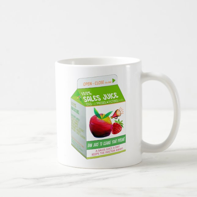 Caneca De Café Mug de Vendas para Sumo de Vendas de Trabalho (Direita)