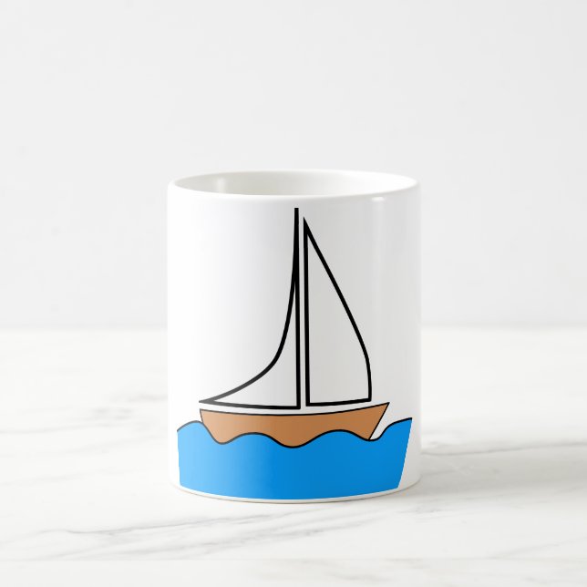 Caneca De Café Mug de vetor de barramento simples (Centro)